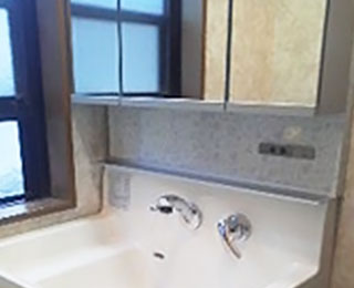 洗面化粧台交換工事 東京都調布市