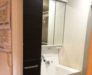 洗面化粧台交換工事 東京都西東京市