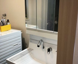 洗面化粧台交換工事 神奈川県横浜市