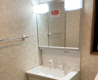 洗面化粧台交換工事 神奈川県相模原市