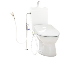 簡易水洗トイレ：タンクあり[サンクリーン]