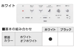 サティスXタイプ：壁リモコン ホワイト