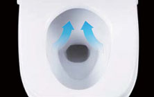 LIXIL(INAX)トイレ機能：Wパワー脱臭