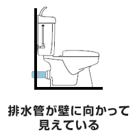 TOTOトイレ：壁排水
