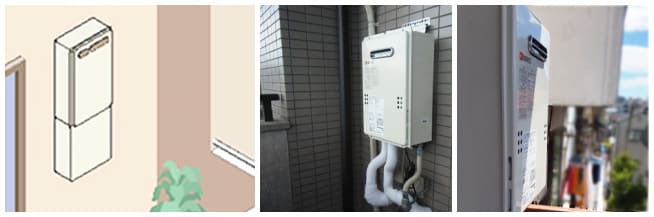 選び方：設置タイプ：壁掛型(ベランダ設置)