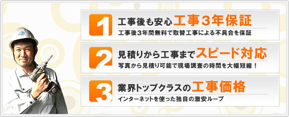 取替工事のご案内