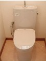 洋式便器取替工事　山梨県甲府市 CS220BM+SH221BAS