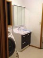 洗面化粧台取替工事　山口県山口市　AR1H-755SY+MAR1-753TXJU