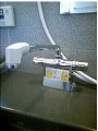 混合水栓取替工事　静岡県焼津市　BF-B646TSD(300)-A100