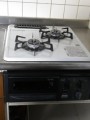 ビルトインコンロ取替工事　愛知県名護屋市　RB2K2H3SB