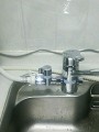 140617-a14 混合水栓取替工事 埼玉県越谷市 SF-HB420SYXBV