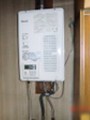 ガス給湯器取替工事　滋賀県草津市　RUX-V1615SWFA-E