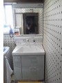 140807-a14 洗面化粧台取替工事 東京都東大和市 LDSWA075BDXSW2B+LMWA075A3GGC1G