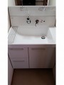 洗面化粧台取替工事　東京都品川区　AR1H-755SY+MAJX1-753TZJU