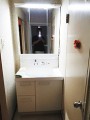 洗面化粧台取替工事　東京都西東京市　AR1H-755SY+MAR1-753TXJU