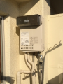 給湯器取替/排気カバー取付工事　兵庫県神戸市中央区　GQ-2437WS-set