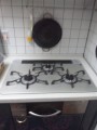 ガスコンロ取替工事　福岡県福岡市博多区　RHS71W16ALR-SLR