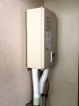 給湯器取替工事（排気管脱着・ガス配管取替え共）　岡山県岡山市北区　GQ-1637WS-FFB-BL