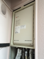給湯器取替（排気筒脱着・位置調整）　兵庫県宝塚市　GT-2450SAWX-TB2BLset
