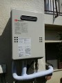 給湯器取替（高所）ビルトインコンロ取替工事　東京都中野区　GQ-1639WS-set-13A