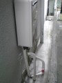 給湯器取替工事（ふろアダプタ取替え共）　大阪府和泉市　RUJ-V1611W-A-set