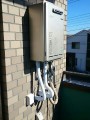 給湯器取替工事（ガス配管取替共）　東京都江戸川区　RUX-E1610W-set-13A