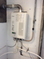 給湯器取替（上方排気）・給湯配管　兵庫県西宮市　RUX-V1615SWFA-E