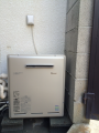 給湯器取替工事/ガス配管取替共　兵庫県神戸市垂水区　RUF-E2008SAG-set-13A