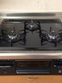 ガスコンロ取替工事　千葉県松戸市　GT-2050AWX-2BL-set