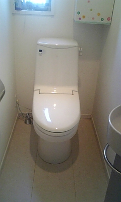 トイレ取替工事　茨城県つくばみらい市　XCH1401WS