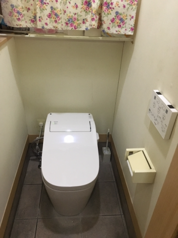 トイレ取替工事　東京都江戸川区　XCH1401WS