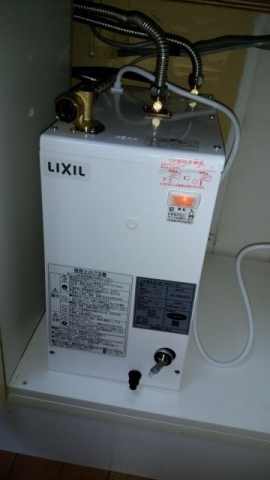 小型電気温水器取替工事　東京都品川区　EHPN-F12N1-set2