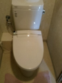 トイレ取替工事　静岡県静岡市葵区　YBC-ZA10PM-YDT-ZA180PM-BN8
