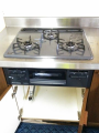 32610_2 ビルトインガスコンロ交換工事 群馬県伊勢崎市 RB32AM4H2S-BW-LPG