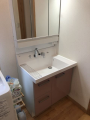 32804_2 洗面化粧台交換工事 千葉県鎌ケ谷市