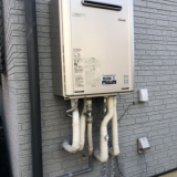 ガス給湯器交換工事　埼玉県川口市　RUF-E2405SAW-A-set-LPG
